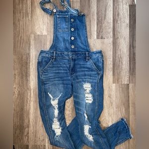 Hollister Boyfriend Overalls